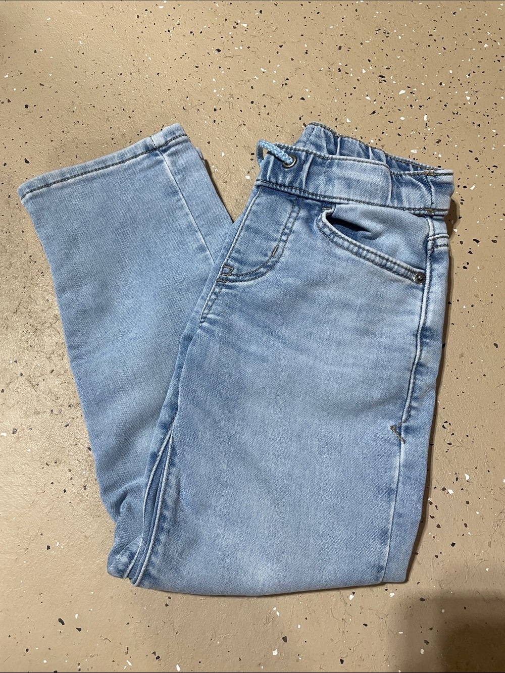 Boys Cat & Jack Light Wash Elastic Waist Jeans